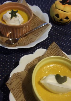 A picture of Creamy Kabocha Squash Flan.