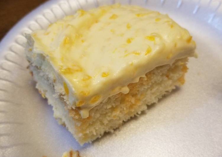 How to Make Award-winning Orange Creamsicle Poke Cake