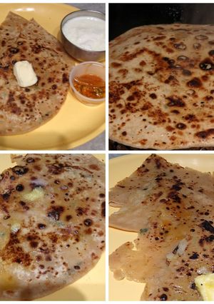 A picture of Potato Paratha.