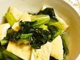 komatsuna tofu