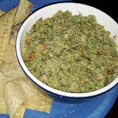 A picture of S'ikil Pak - Pumpkin Seed Dip - Vegan.
