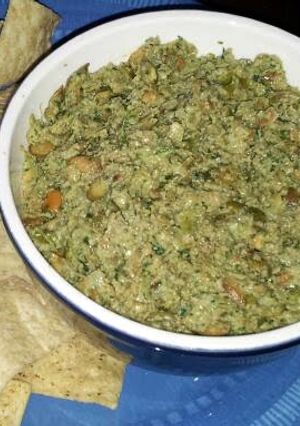 A picture of S'ikil Pak - Pumpkin Seed Dip - Vegan.
