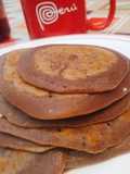 Pancackes con chocolate negro