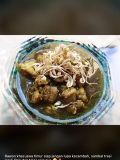 Foto resep Rawon Daging Sapi khas jawa timur