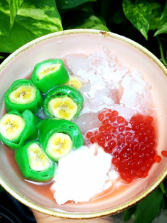 Foto resep Es pisang ijo kilat