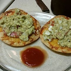 Vegge tostada A picture of Vegge tostada.
