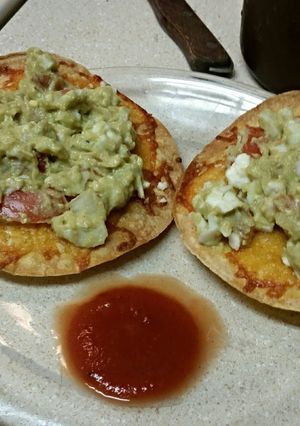 A picture of Vegge tostada.