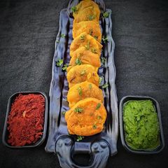 A picture of Potato Pakoda.