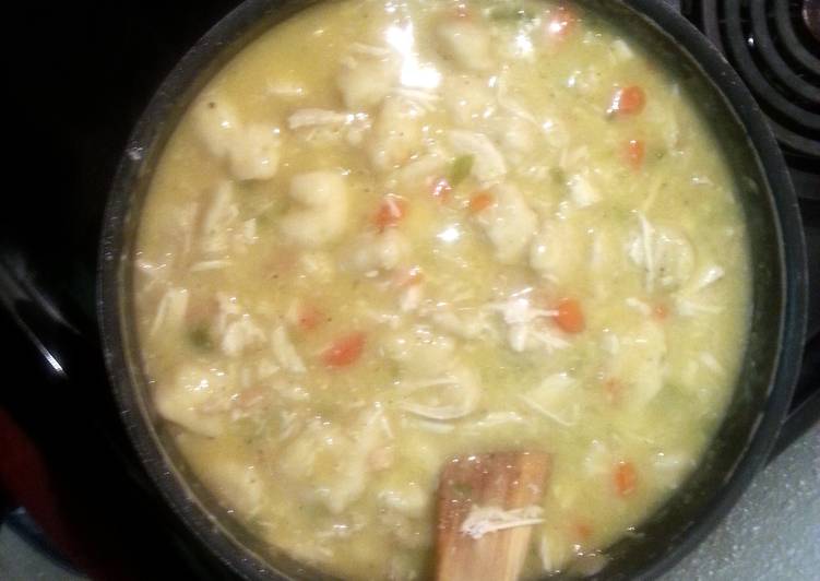 Step-by-Step Guide to Make Favorite Quick chicken and dumplings