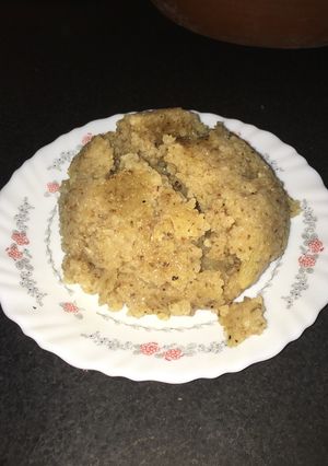 A picture of Lapsi (sweet daliya).