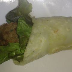 A picture of Tortilla-Style Okara Oyaki (Flat Cakes).