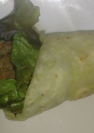 A picture of Tortilla-Style Okara Oyaki (Flat Cakes).