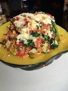 A picture of Stuffed Acorn Squash.