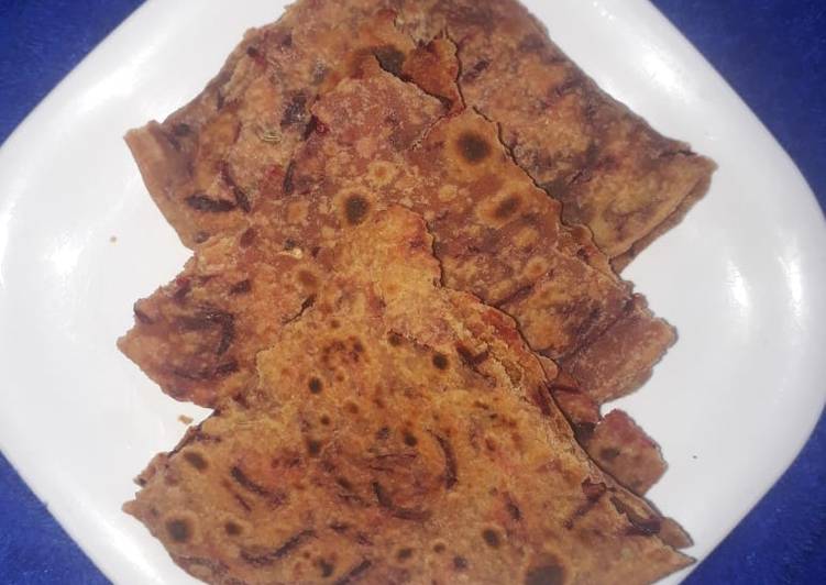 Simple Way to Make Ultimate Beetroot Paratha