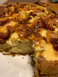 Una foto de Torta de manzana invertida