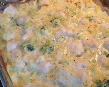 The New Way Make Recipe Creamy chicken broccoli bake Delicious and Healthy