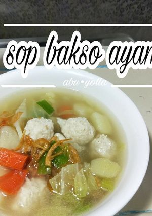 Foto resep Sop bakso ayam
