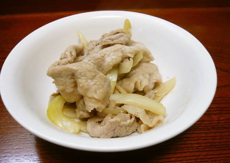 Stir-fried Pork with Shiso Leaves
