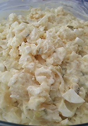A picture of Nancy's Potato Salad.