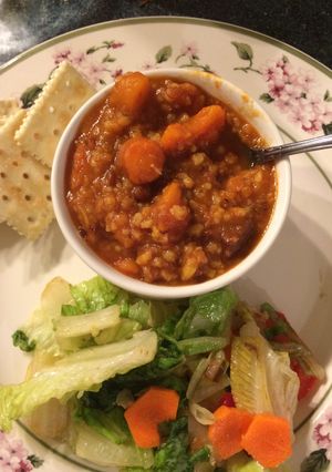 A picture of Curried Carrot Stew.