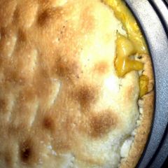 A picture of Homemade chicken pot pie.