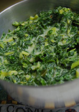 A picture of Creamed Kale.