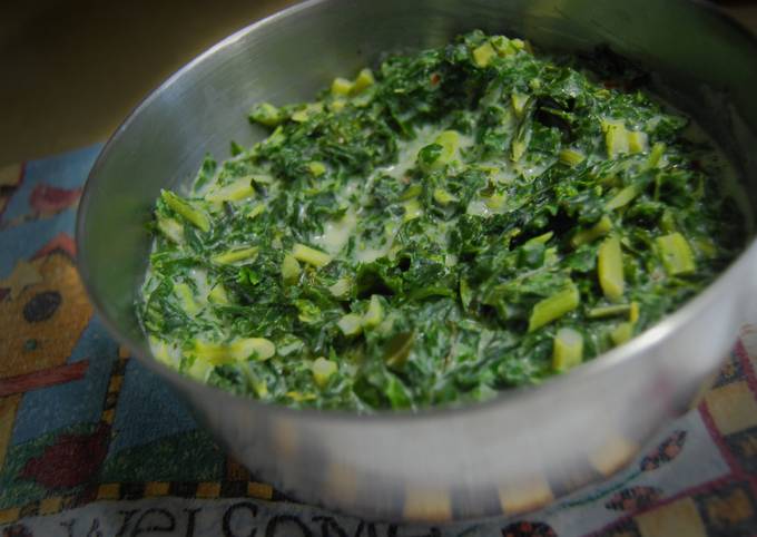 Recipe of Speedy Creamed Kale