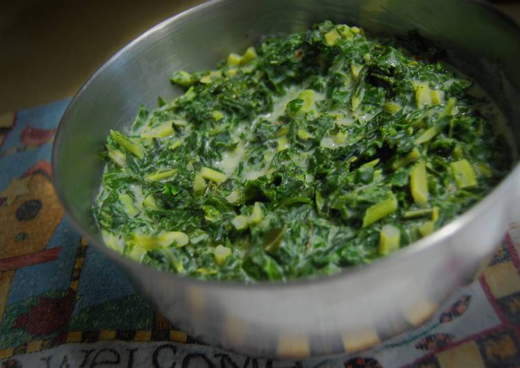 Easiest Way to Cook Delicious Creamed Kale