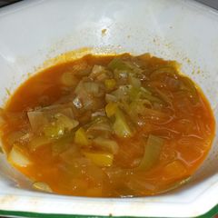 A picture of Leek and Onion Soup.