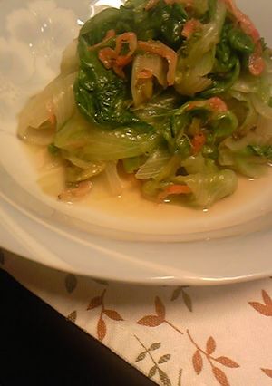 A picture of Fuss-Free Stir-Fried Lettuce.