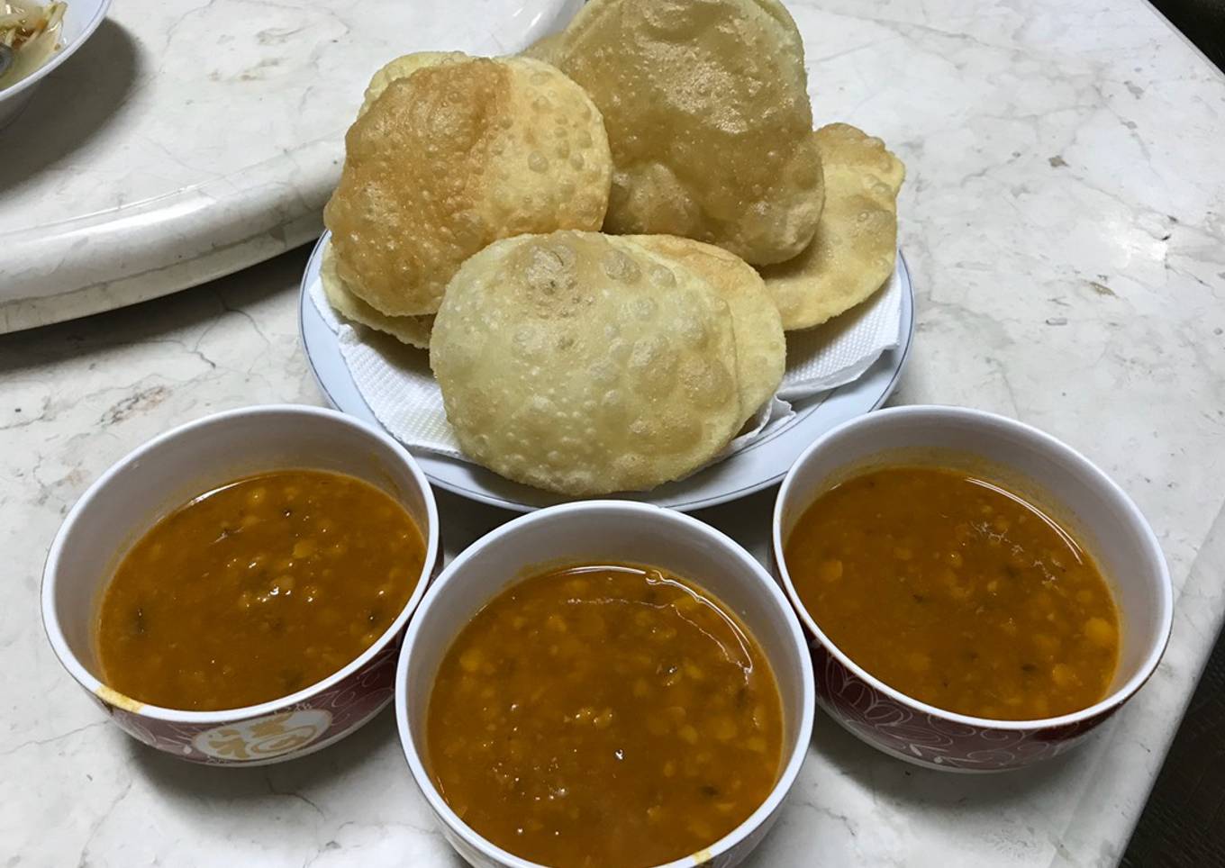 Vegan Choleh and Puri