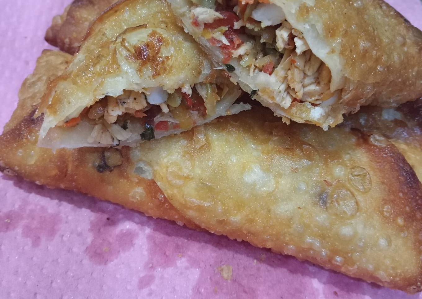 Chicken spring rolls