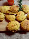 Scones integrales (ricotta, queso magro y algunas cosillas😋)