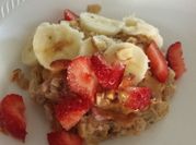 A picture of banana pancakes