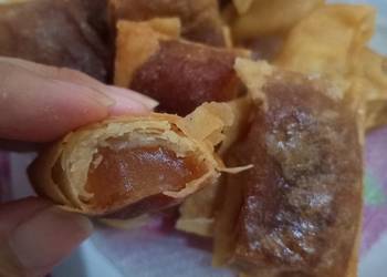 Masakan Unik Lumpia kue keranjang Yummy Mantul