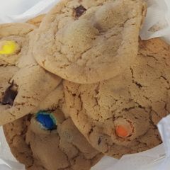 Peanut M&M Cookies A picture of Peanut M&M Cookies.