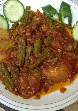 A picture of Masala bhari bhindi.