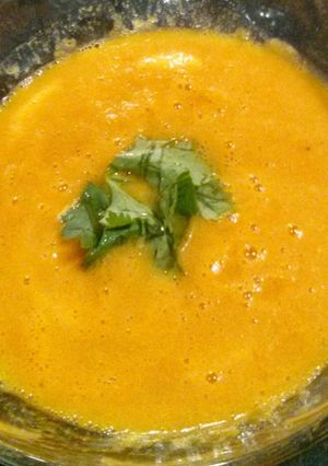A picture of Easy carrot soup.