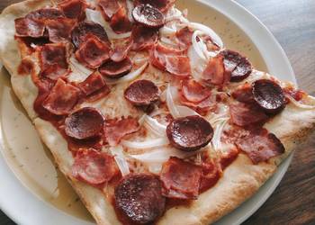 Easiest Way to Make Yummy Bacon Pizza