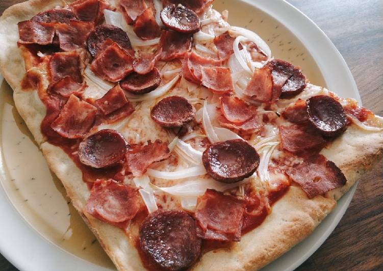 Steps to Make Favorite Bacon Pizza