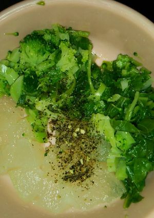 Foto resep MPASI Brokoli + Bayam + Labu Air + Oregano