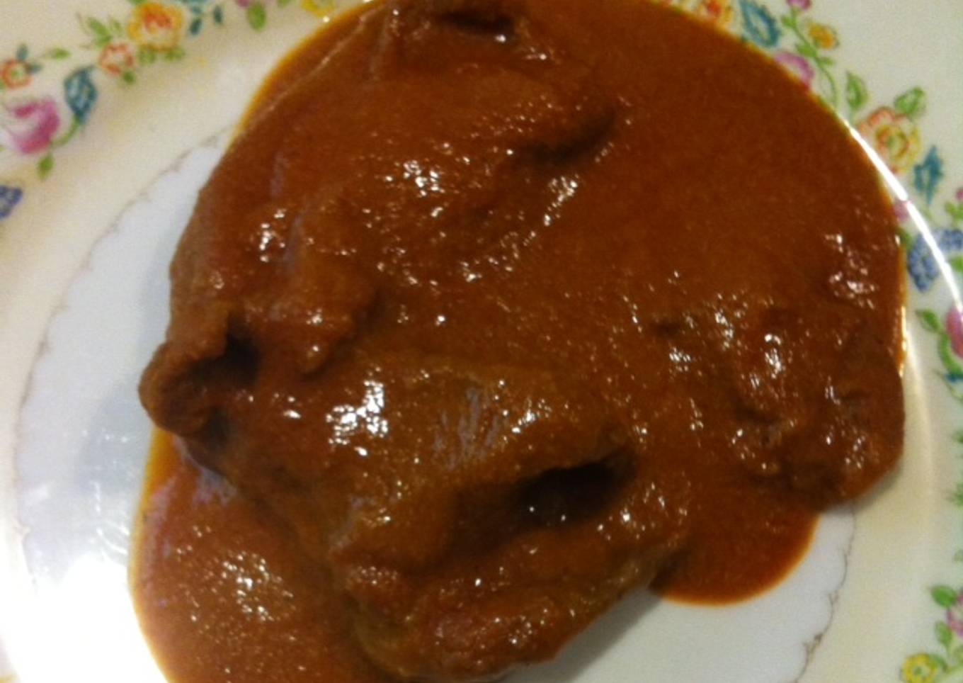 Encacahuatado con chile ancho