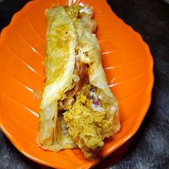 A picture of Zinger paratha Roll.