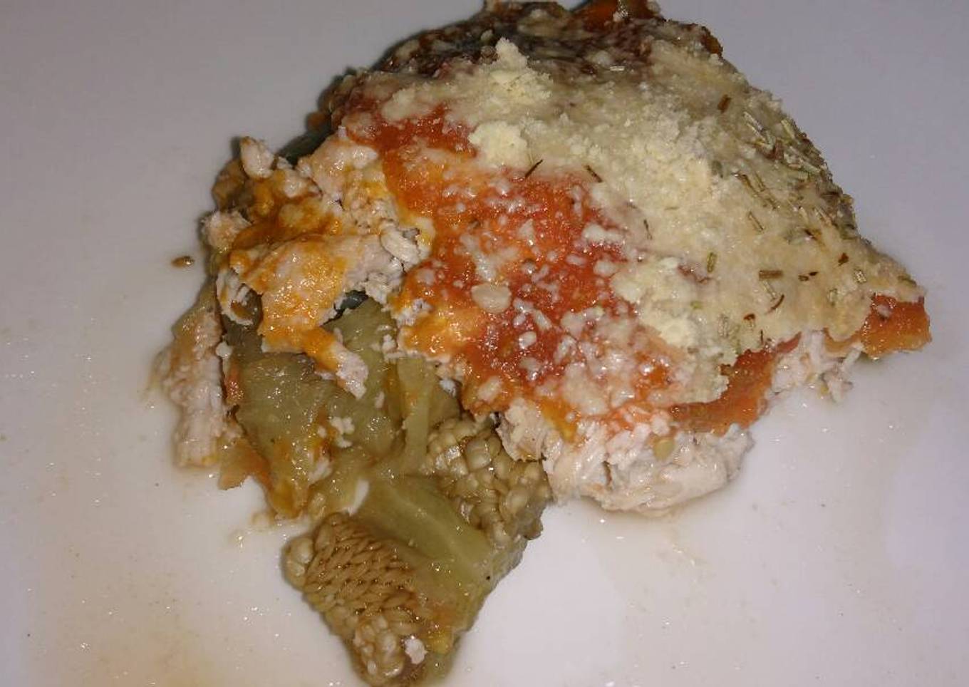 KETO: Berenjenas parmesanas de pollo