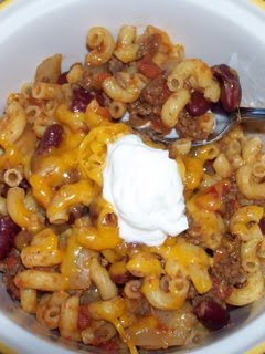 A picture of Chili macaroni.
