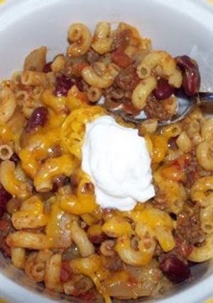 A picture of Chili macaroni.