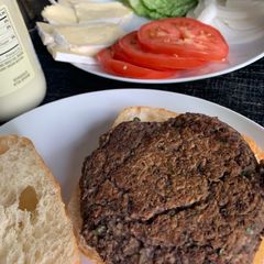 A picture of Vegan Bean Burgers.