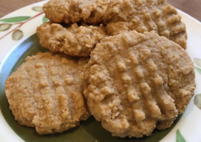 Vanilla Honey Cookies with Oat Flour