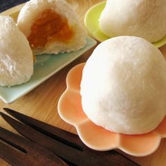 A picture of Kabocha Squash & Milk Daifuku.