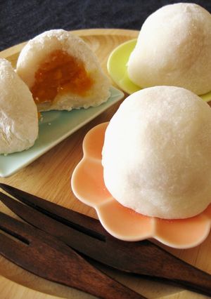 A picture of Kabocha Squash & Milk Daifuku.